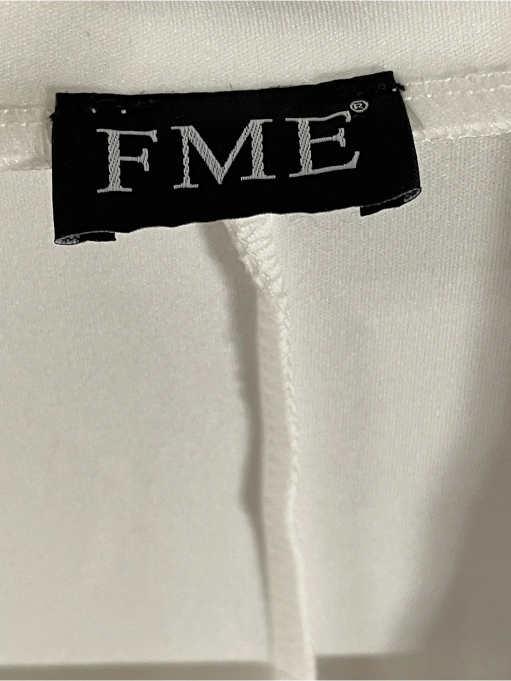 White Women's Open Front Blazer Jacket